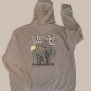 VANS Street Long Sleeve Hoodie Pullover Sweatshirt Mens Size XXL Mountain Bear
